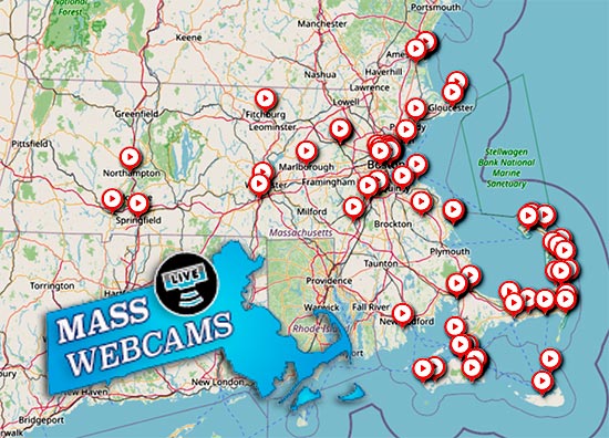 Map of over 100 Massachusetts Webcams