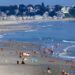 Nantasket Beach Webcam showing a crowded beach.